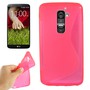 Handyh�lle Schutz TPU f�r Handy LG Optimus G2 pink
