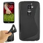 Handyh�lle Schutz TPU f�r Handy LG Optimus G2 schwarz