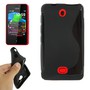 Handyh�lle Schutz TPU f�r Handy Nokia Asha 501 schwarz