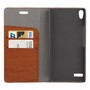 Design Handytasche f�r Huawei Ascend P6 braun