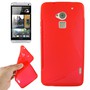 Handyh�lle TPU-Schutzh�lle f�r HTC One Max / T6 rot