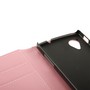 Handyh�lle Horizontal Flip mit Credit Card Slots f�r LG Google Nexus 5 / E980 Rosa