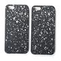 Handy H�lle Schutz Case Bumper Schale f�r Apple iPhone 5 5s SE 3D Sterne Wei�