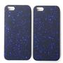 Handy H�lle Schutz Case Bumper Schale f�r Apple iPhone 5 5s SE 3D Sterne Blau