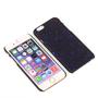 Handy Hlle Schutz Case Bumper Schale fr Apple iPhone 6 Plus 3D Sterne Lila
