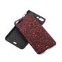 Handy H�lle Schutz Case Bumper Schale f�r Apple iPhone 7 Plus 3D Sterne Rot