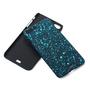 Handy H�lle Schutz Case Bumper Schale f�r Apple iPhone 7 Plus 3D Sterne T�rkis