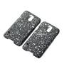 Handy H�lle Schutz Case Bumper Schale f�r Samsung Galaxy S5 / S5 Neo 3D Sterne Wei�