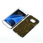 Handy H�lle Schutz Case Bumper Schale f�r Samsung Galaxy S7 3D Sterne Gelb