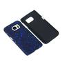 Handy H�lle Schutz Case Bumper Schale f�r Samsung Galaxy S7 3D Sterne Blau