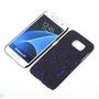 Handy H�lle Schutz Case Bumper Schale f�r Samsung Galaxy S7 3D Sterne Lila