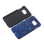 Handy H�lle Schutz Case Bumper Schale f�r Samsung Galaxy S6 Edge 3D Sterne Blau