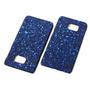 Handy H�lle Schutz Case Bumper Schale f�r Samsung Galaxy S6 Edge Plus 3D Sterne Blau