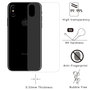 Apple iPhone XS Panzer Schutz Glas R�ckseite Back Hinten Schutzglas Echtglas Transparent