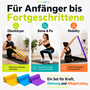 3er-Set Fitnessband Gymnastikband Widerstandsband wie Sportband Yoga Fitness