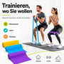 3er-Set Fitnessband Gymnastikband Widerstandsband wie Sportband Yoga Fitness