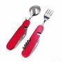 6-in-1 Camping Faltbesteck