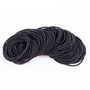 100x Haargummi Haarband Bunt Zopfgummi Haargummis St�ck schwarz elastisch Damen