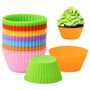 Silikon Muffin Backform 8 - 24 St�ck Muffinform Muffinf�rmchen Cupcake BPA-Frei