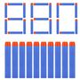880 Pfeile f�r Nerf Elite 2.0, 7.2cm Pfeile Refill Bullets, Ersatzpfeile Munition Foam Darts f�r Nerf Hasbro Fortnite