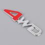 3D ABS Chrom 4WD 4x4 Allrad Offroad Aufkleber Emblem Logo Schriftzug