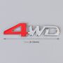 3D ABS Chrom 4WD 4x4 Allrad Offroad Aufkleber Emblem Logo Schriftzug