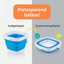 Faltbarer Eimer Eckig