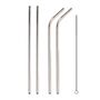 Edelstahl Strohhalme 4er Pack