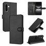 Handyh�lle f�r Samsung Galaxy A17 Kunstleder Case Cover Schwarz