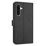 Handyh�lle f�r Samsung Galaxy A17 Kunstleder Case Cover Schwarz