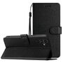 Handyh�lle f�r Samsung Galaxy A56 5G Kunstleder Case Cover Schwarz