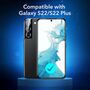 Kamera Schutzglas f�r Samsung Galaxy S22 / S22 Plus Schutzfolie 9H Glas Schwarz