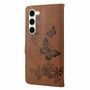 Elegante Schmetterlingspr�gung Kunstleder-Flip-H�lle f�r Samsung Galaxy S23 Serie - Schutz und Stil