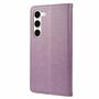 Elegante Kunstleder Flip Handyh�lle f�r Samsung Galaxy S23 Serie - Schmetterlings Blumenmuster