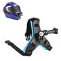 Motorradhelm Kinnriemenhalterung f�r GoPro, DJI Osmo Action und andere Action-Kameras