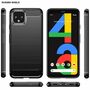 Google Pixel 4a H�lle - Carbonfaser-Optik, Geb�rstete Textur, Sto�festes TPU Schutzcase