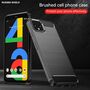 Google Pixel 4a H�lle - Carbonfaser-Optik, Geb�rstete Textur, Sto�festes TPU Schutzcase