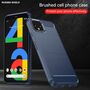 Google Pixel 4a H�lle - Carbonfaser-Optik, Geb�rstete Textur, Sto�festes TPU Schutzcase