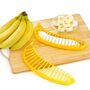 2 Stck Bananenschneider Wurstschneider Kchenhelfer Ost Gemse Schneider Gelb