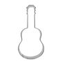 5 St�ck Gitarre Form Backen Keksform - Edelstahl Fondant Mousse Kreis