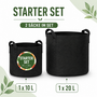 Pflanzs�cke Set Schwarz