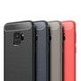Schutzh�lle Handyh�lle f�r Samsung Galaxy S9 Case Cover Carbon Optik Schwarz