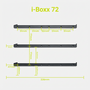 Schiene f�r i-Boxx - Auszug passend f�r Bosch Sortimo i-Boxx Organizer Box