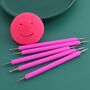 5er Nagel Punktierstift Set Doppelseitig Punktierung Werkzeug DIY Nagel Desing