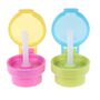 2er-Pack Strohhalm Deckel Schraubverschluss Reisen Baby Wasserflasche Verschluss