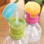 2er-Pack Strohhalm Deckel Schraubverschluss Reisen Baby Wasserflasche Verschluss