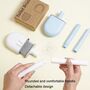 2er Set Toiletten Brste aus weichem Gummi