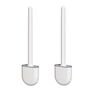 2er Set Toiletten B�rste aus weichem Gummi