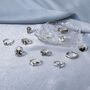 12pcs/set Heart Cross Butterfly Mushroom Spider Open Ring(SKU6015)
