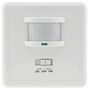 Unterputz PIR-Bewegungsmelder 160- LED geeignet, 3-Draht Technik, wei�